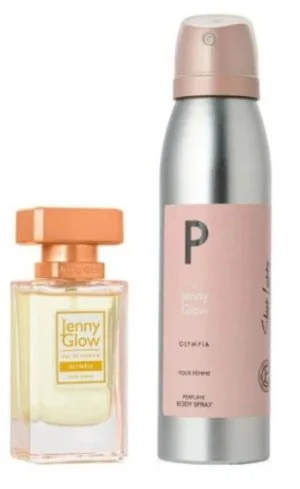 2PC COFFRET JENNY GLOW Olympia 30 ML + Brume corporelle