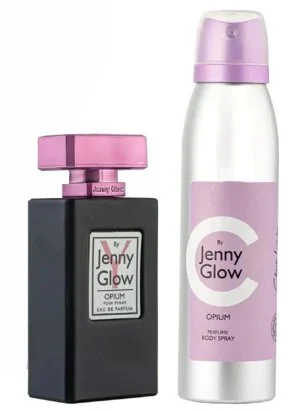 2PC G/S JENNY GLOW Opium 30 ML + Spray corporel
