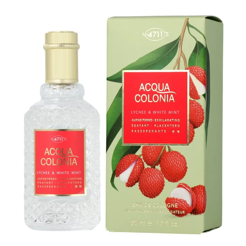 4711 Acqua Colonia Litchi & Menthe Blanche eau de cologne unisexe