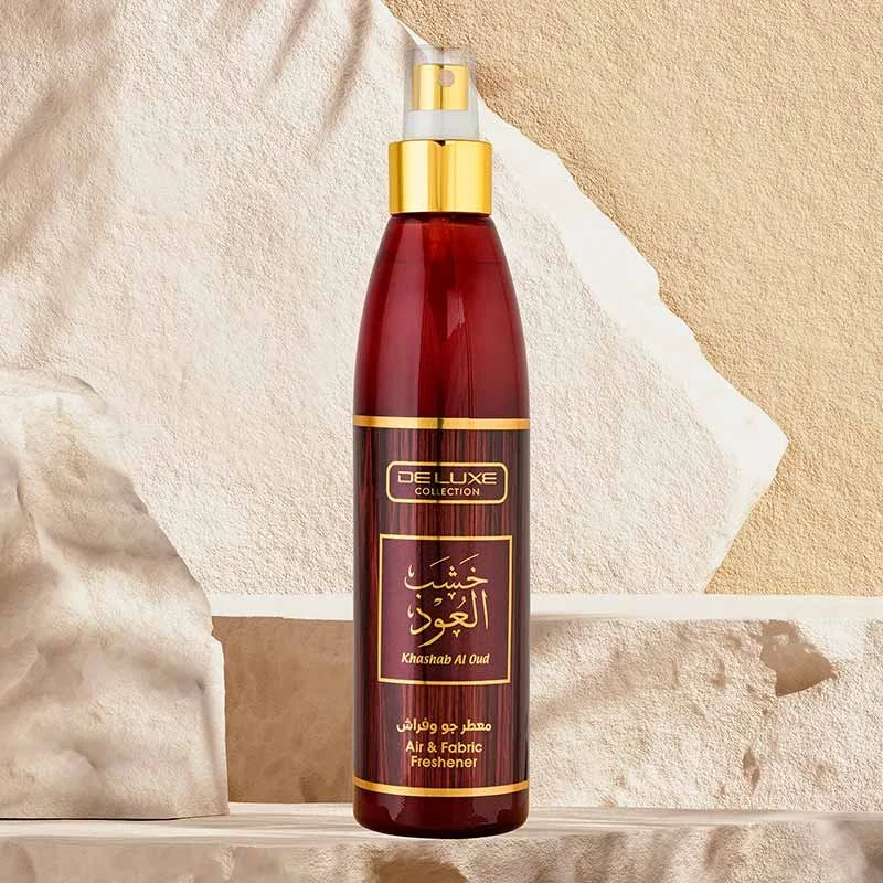 Khashab Al Oud Désodorisant pour l’air et les tissus (Collection Deluxe) Nouveau 250 ml