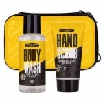 Bath Body Toolkit Coffret Cadeau Bain Gel Douche 100 ml + Gommage pour les Mains 50 ml