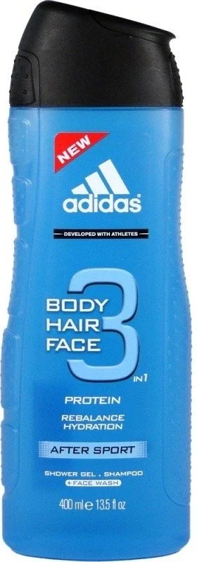 After Sport gel douche 3 en 1 pour homme 400 ml
