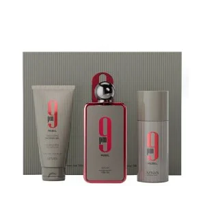 Afnan 9 pm Rebel Eau de Parfum 100 ml + spray corporel 150 ml + gel douche unisexe