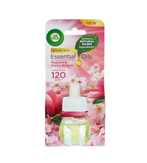 Air Wick Magnolia et Fleurs de Cerisier recharge liquide pour diffuseur électrique pour hommes