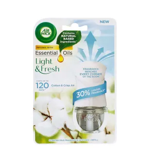 Air Wick Coton Frais désodorisant électrique 19 ml appareil + recharge