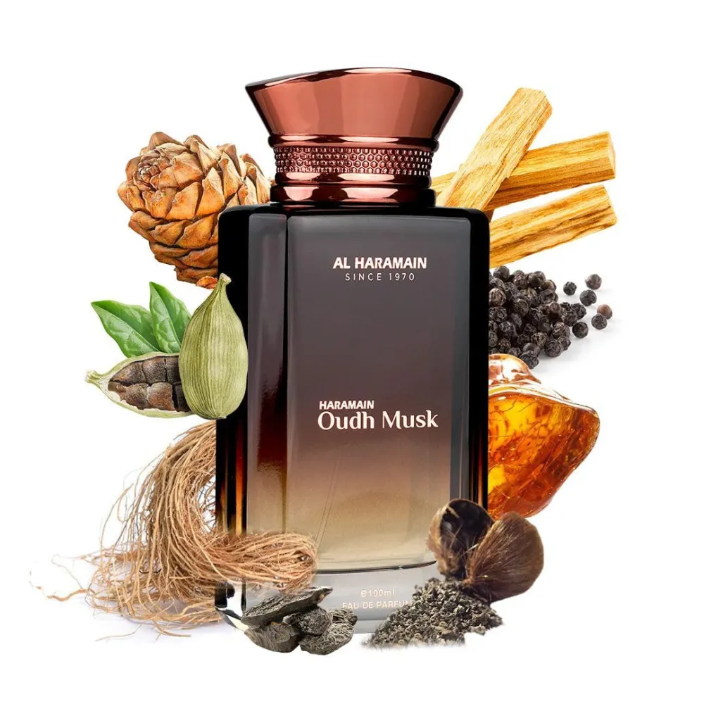 Eau de parfum unisexe Al Haramain Oudh Musk 100 ml