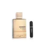 Amber Oud Black Edition coffret cadeau + vaporisateur de parfum rechargeable eau de parfum unisexe 150 ml