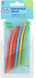 Angle brossettes interdentaires assortiment 6 pièces