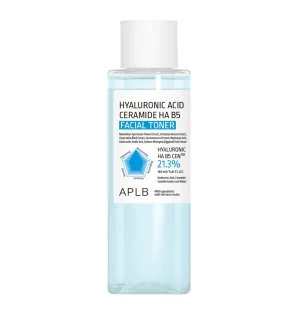 APLB Lotion tonique pour le visage à l’acide hyaluronique, aux céramides et à la vitamine B5, hydratante et nourrissante