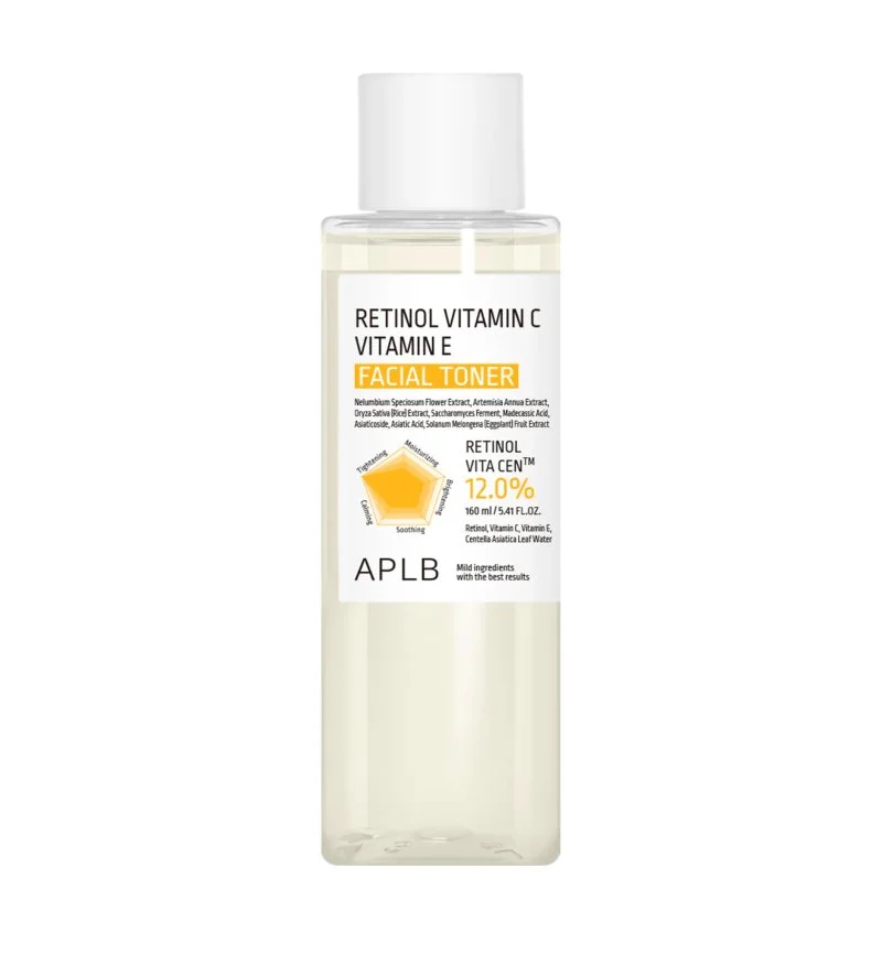 Rétinol Vitamine C Vitamine E Lotion Tonique Visage Anti-Âge 160 ml