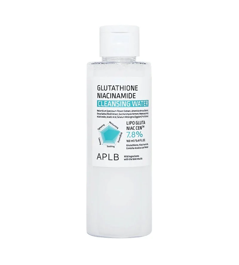 Eau micellaire hydratante et illuminatrice au Glutathione et à la Niacinamide 160 ml