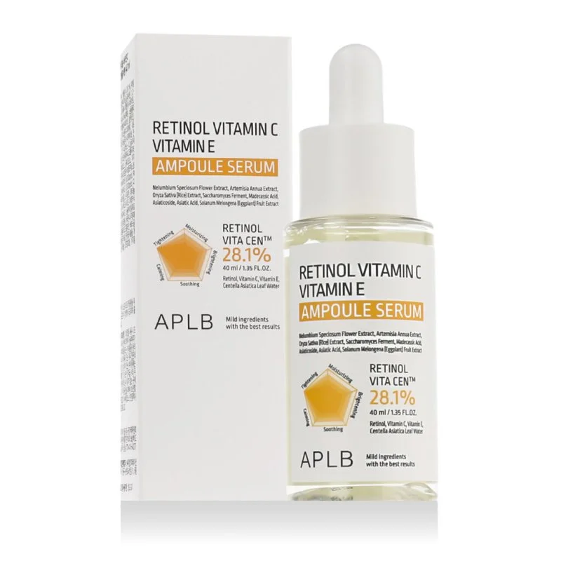 Sérum en ampoule au rétinol, à la vitamine C et à la vitamine E 40 ml