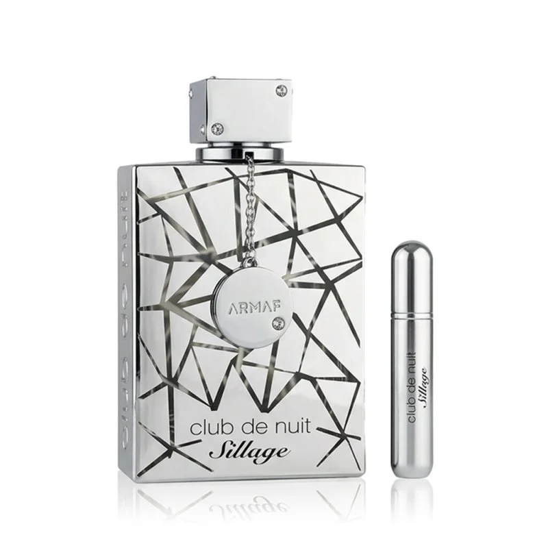 Club de Nuit Sillage 250 ml + atomiseur de poche rechargeable eau de parfum unisexe 5 ml