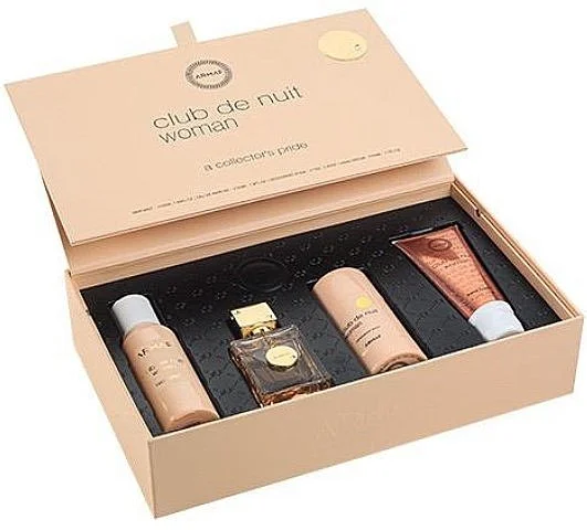 Club de Nuit Woman Coffret - Eau de Parfum 30 ml + Brume pour cheveux 55 ml + Stick déodorant 75 g + Crème pour les mains 50 ml