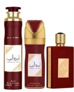 Ameerat Al Arab coffret cadeau - Eau de parfum 100 ml + Spray parfumé 200 ml + Désodorisant d’intérieur 300 ml
