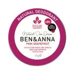 Ben & Anna Déodorant crème au pamplemousse rose (45 g)