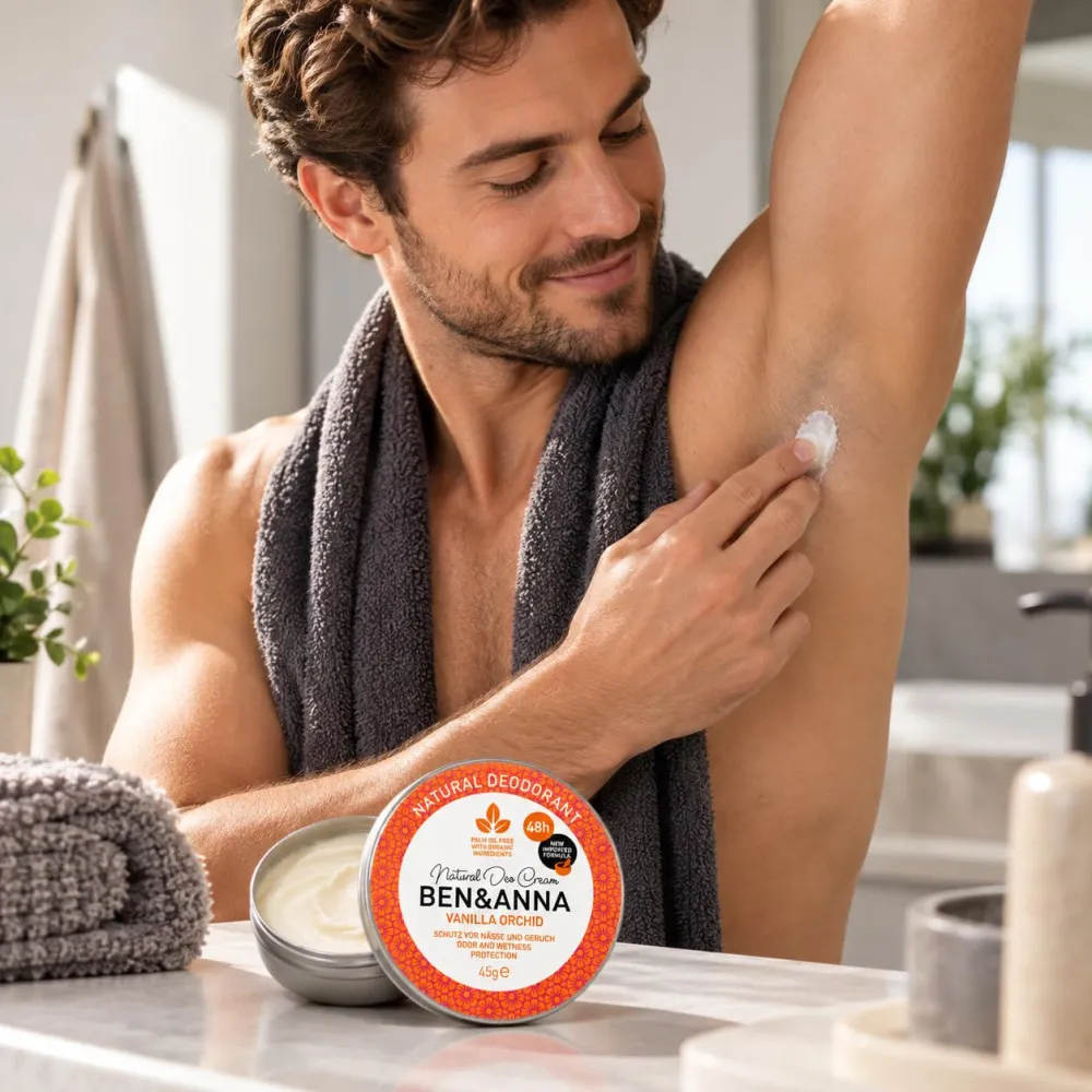 Ben & Anna Déodorant crème Vanilla Orchid (45 g)