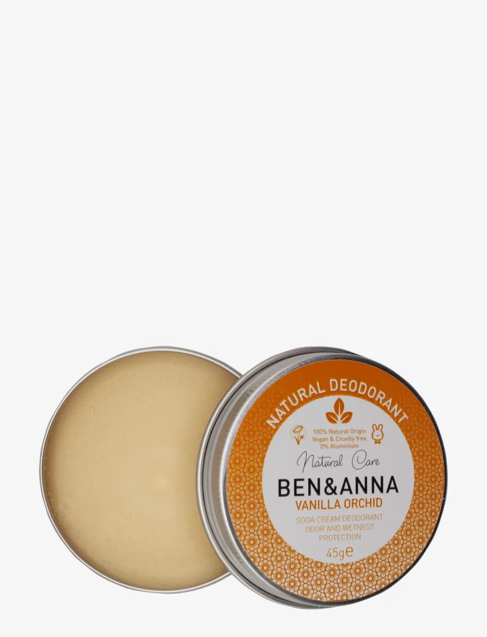 Ben & Anna Déodorant crème Vanilla Orchid (45 g)
