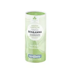 Ben & Anna Déodorant Solide Sensitive (40 g) - Citron et Lime - sans bicarbonate de soude