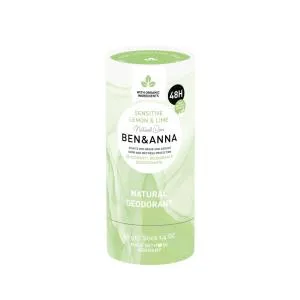 Ben & Anna Déodorant Solide Sensitive (40 g) - Citron et Lime - sans bicarbonate de soude