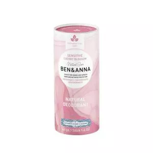 Ben & Anna Déodorant solide Sensitive (40 g) - Cherry Blossom - sans bicarbonate de soude