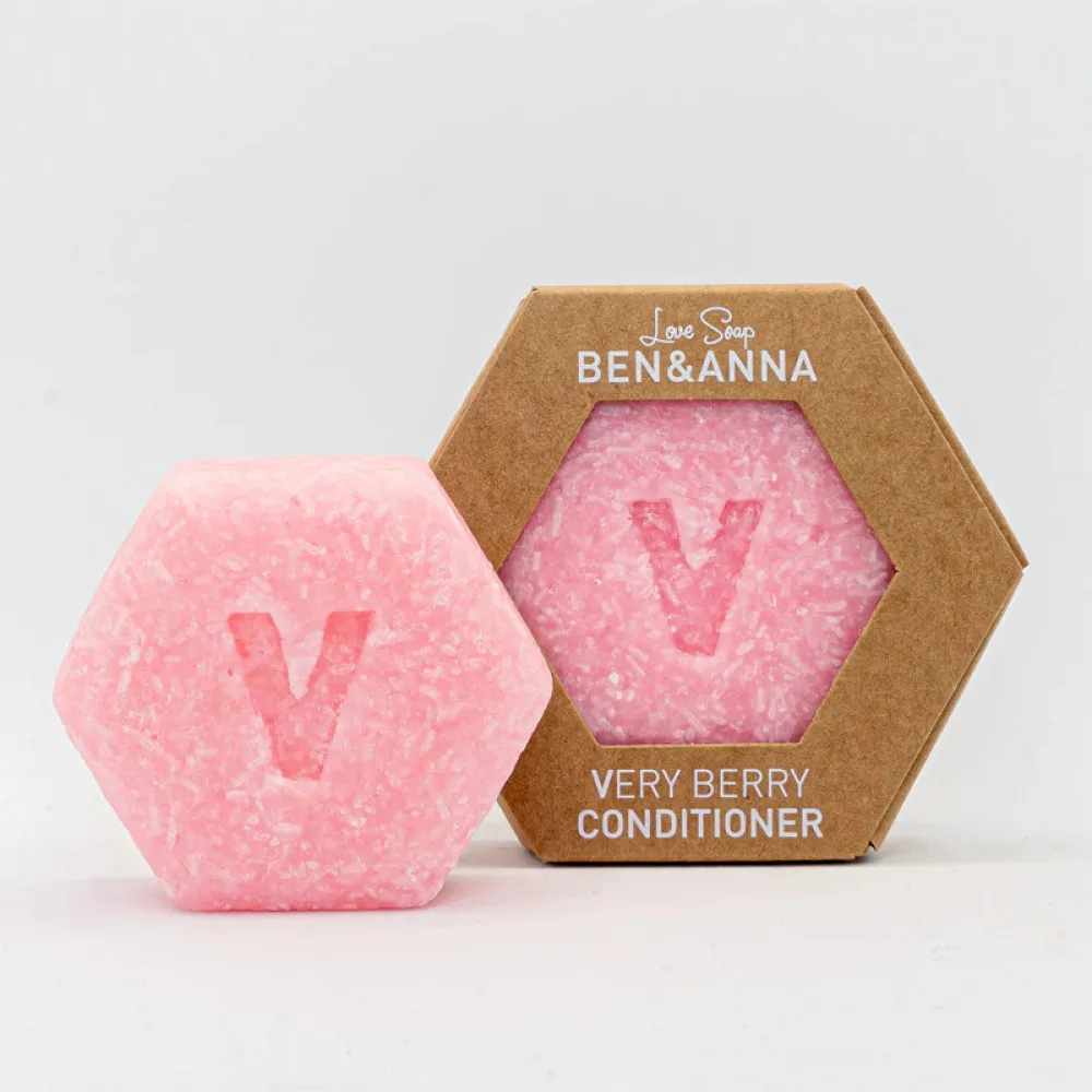 Ben & Anna Conditionneur rigide pour la protection et la brillance - Baies (60 g)