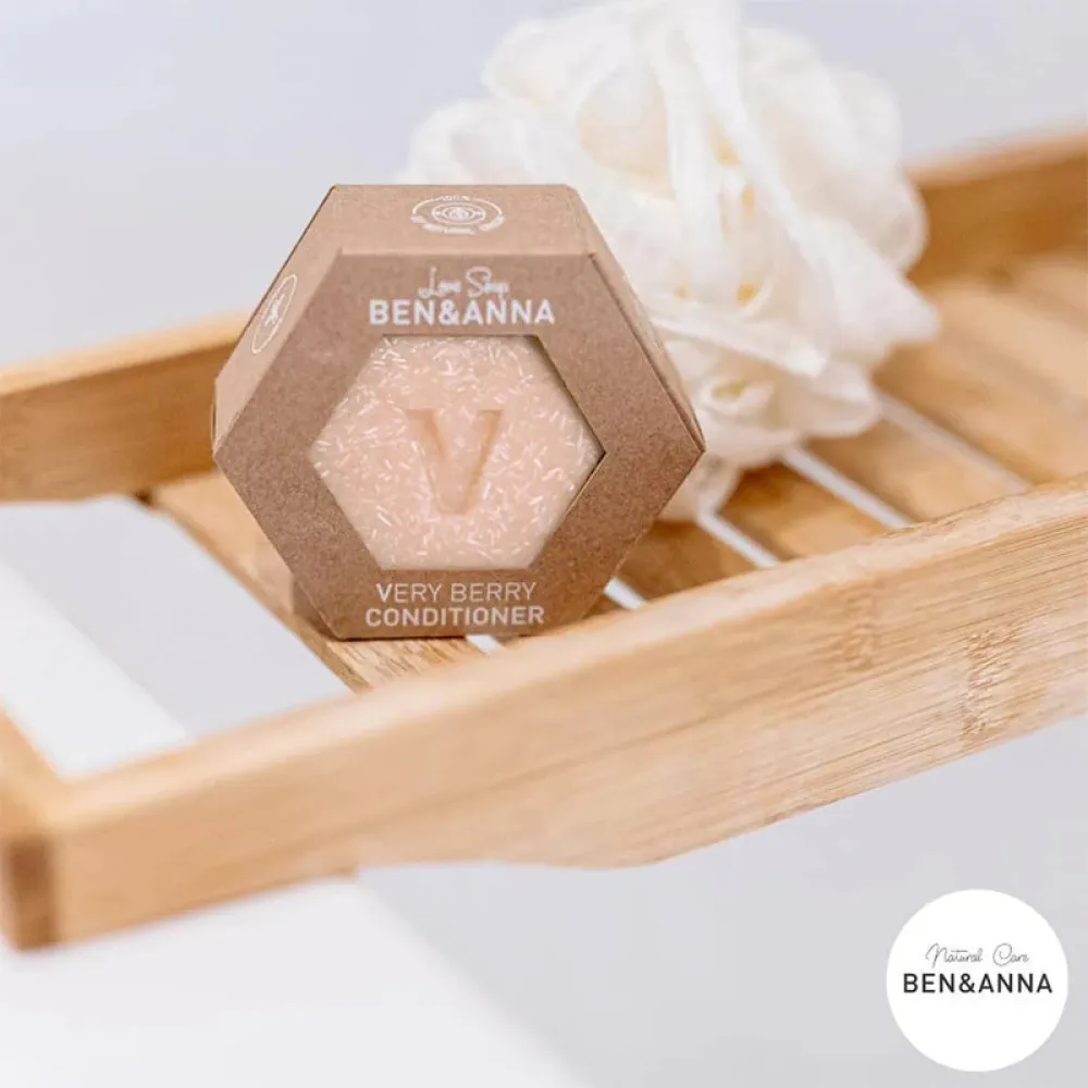 Ben & Anna Conditionneur rigide pour la protection et la brillance - Baies (60 g)