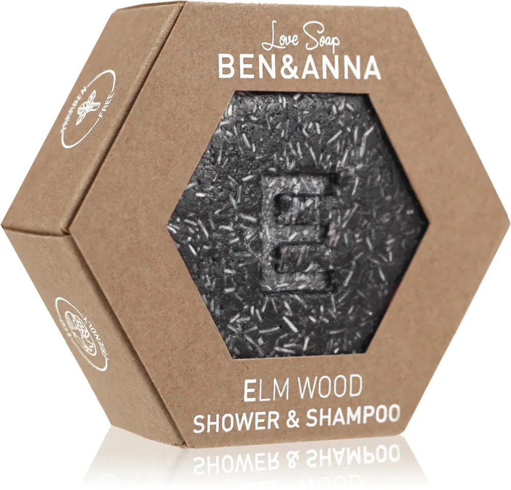 Ben & Anna Shampooing solide nourrissant pour cheveux et corps 2en1 - Magie de l'Orient (60 g)