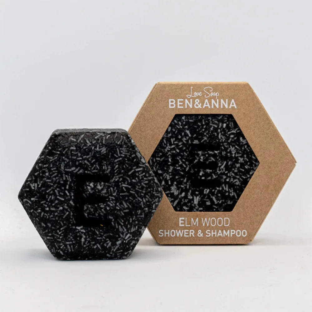 Ben & Anna Shampooing solide nourrissant pour cheveux et corps 2en1 - Magie de l'Orient (60 g)