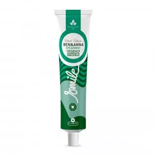 Ben & Anna Dentifrice fluoré (75 ml) - Menthe verte - avec de la menthe fraîche