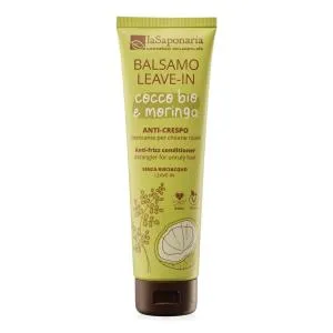 laSaponaria Après-shampooing anti-frisottis sans rinçage à la noix de coco et au moringa 150 ml