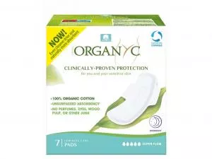 Organyc Tampons biologiques extra épais étendus (7 pièces)