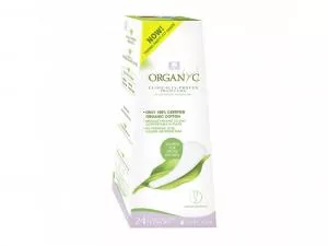 Organyc Serviettes hygiéniques biologiques pour femmes TANGA (24 pcs)