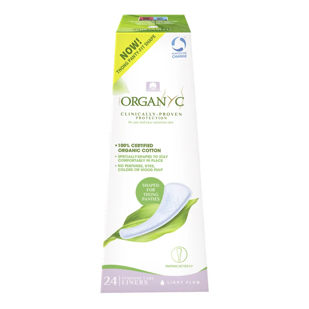 Organyc Serviettes hygiéniques biologiques pour femmes TANGA (24 pcs)