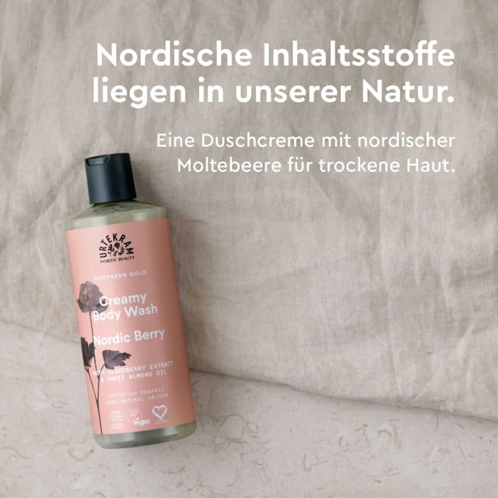 Urtekram Gel douche bio aux baies nordiques 500 ml