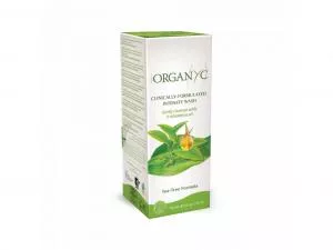 Organyc Gel douche bio pour peaux sensibles et hygiène intime à l'arbre à thé, 250 ml