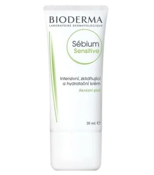 Bioderma Sébium Sensitive crème apaisante et hydratante intensive pour peaux à tendance acnéique