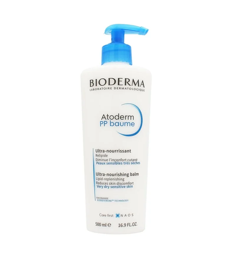 Atoderm PP Baume Ultra-Nourrissant baume hydratant pour peaux sèches à très sèches, fragilisées et sensibles 500 ml