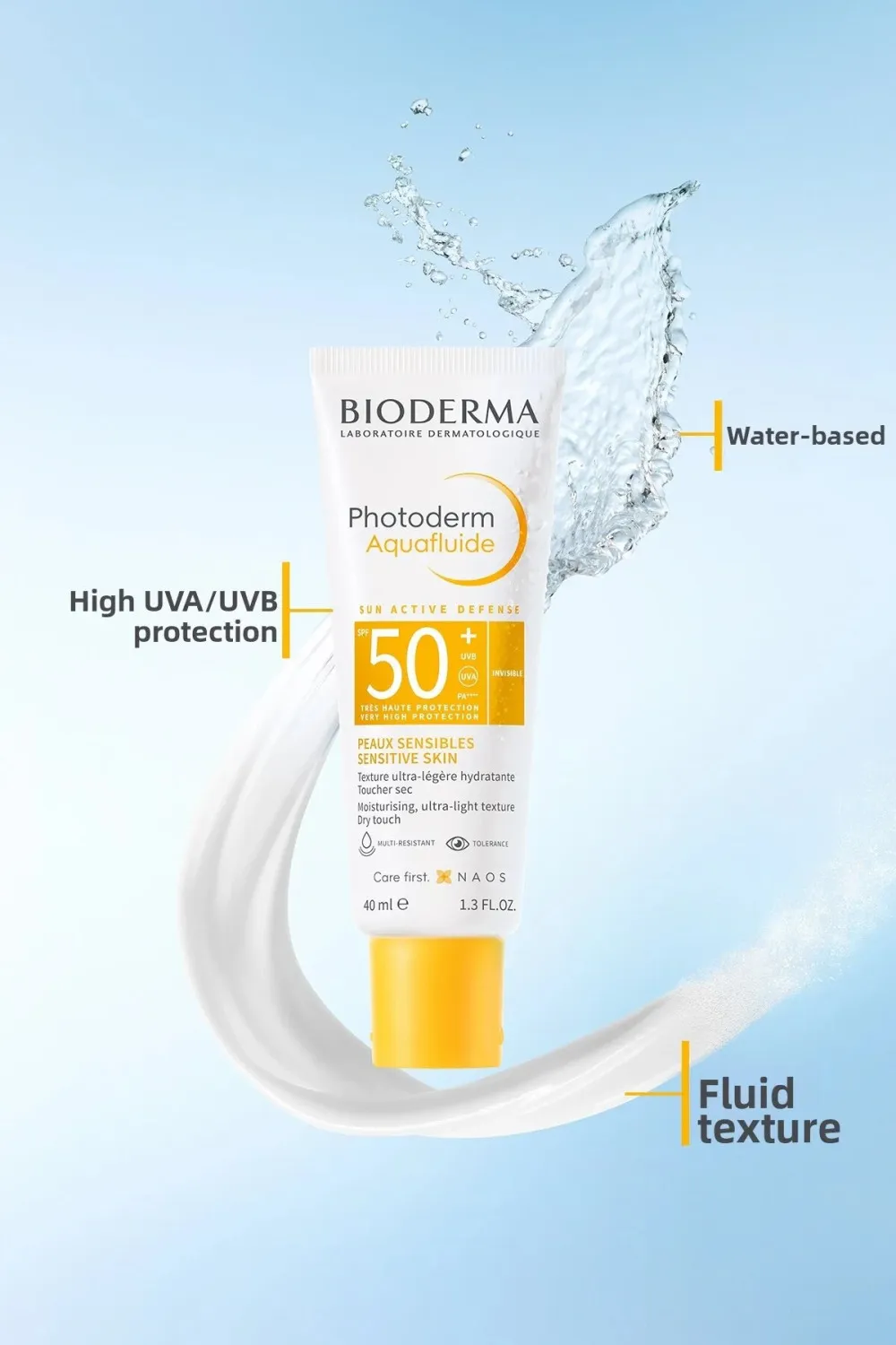 Photoderm Aquafluide crème solaire hydratante SPF50+ 40 ml