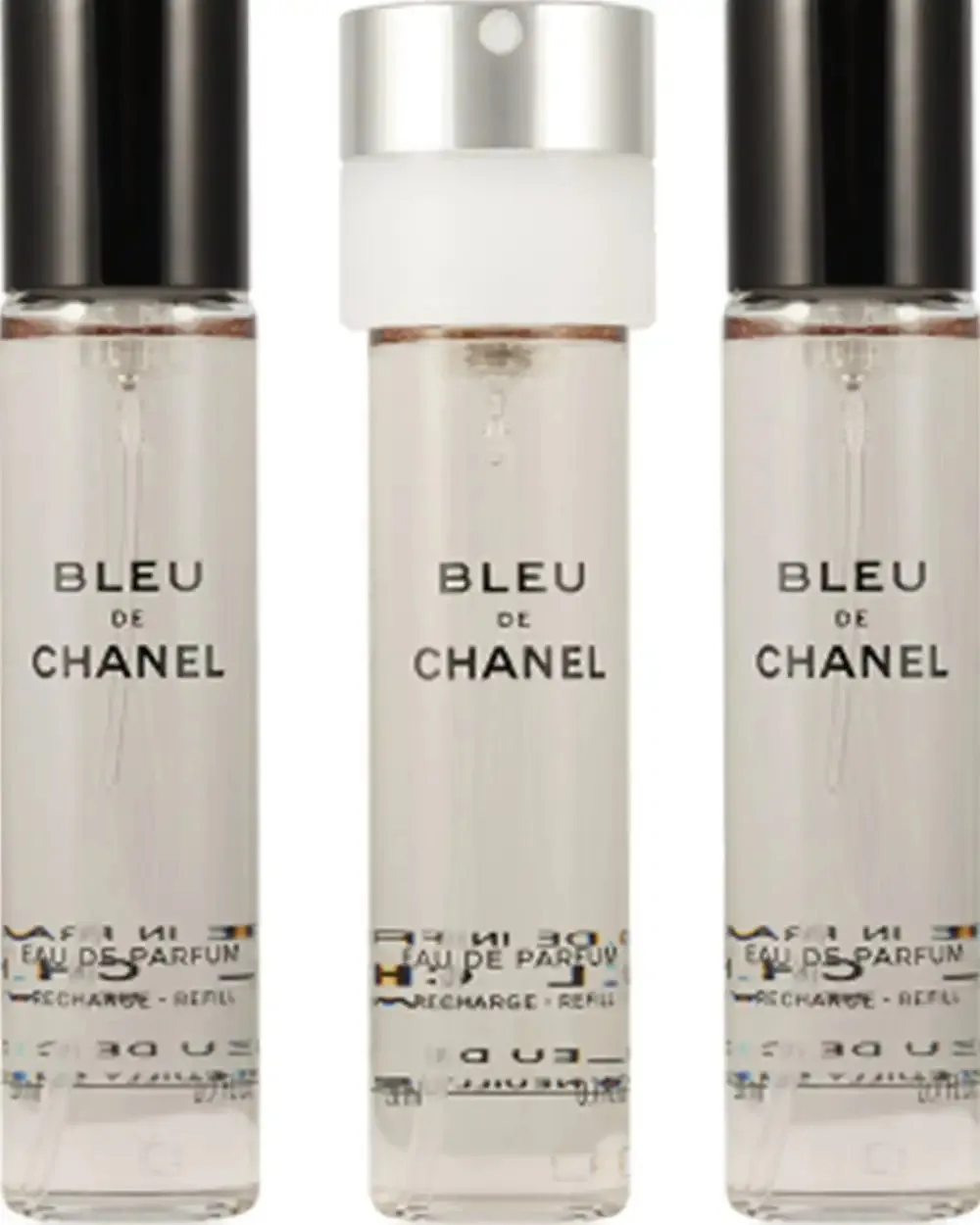 Bleu de Chanel EDP recharge avec vaporisateur 20 ml + recharge EDP 2 x 20 ml M 60 ml