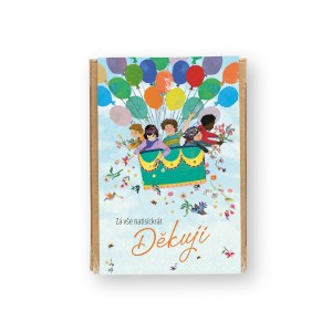 Bombes à graines - Coffret cadeau mini - Merci mille fois pour tout (4 pièces) - offrez des fleurs autrement