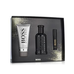 Boss Boss Bottled Parfum 100 ml + Parfum MINI 10 ml + Gel Douche parfumé pour homme