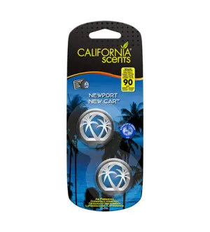 California Scents Mini Diffuser Newport New Car parfum pour voiture 2 x 3 ml