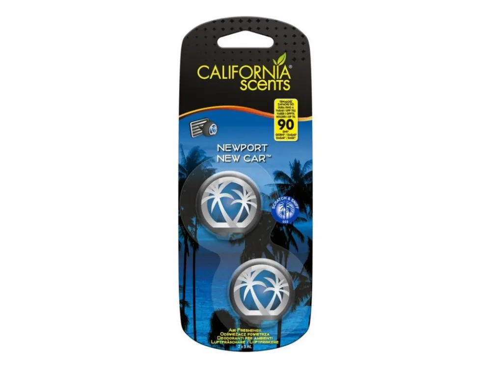 Mini Diffuser Newport New Car parfum pour voiture 2 x 3 ml 2x3 ml