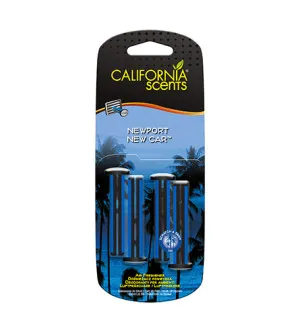 California Scents Vent Stick Newport New Car parfum de voiture 4 pcs