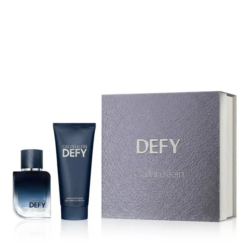 Defy Eau de Parfum (EDP) 50 ml + Gel Douche Corps et Cheveux pour homme 100 ml