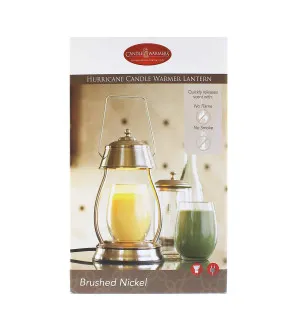 Candle Warmers Hurricane réchaud à bougie nickelé