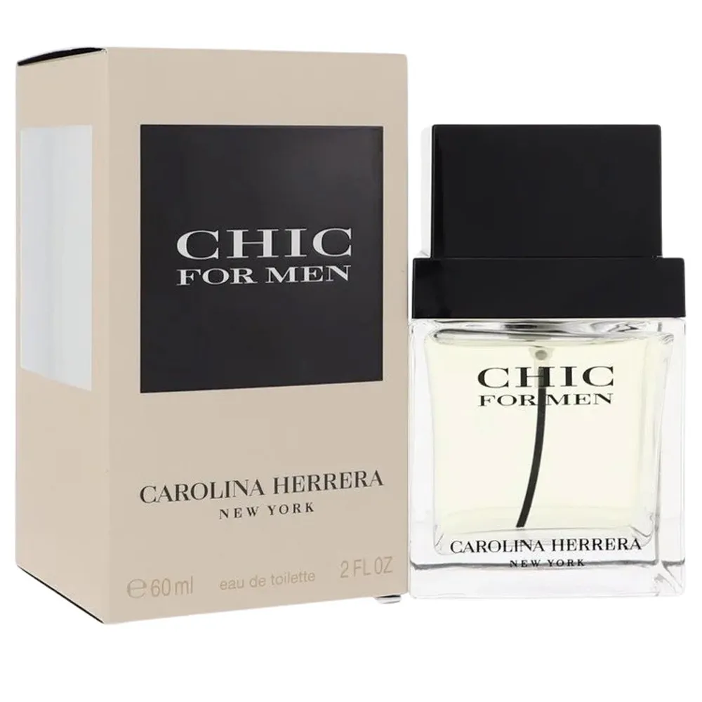 Eau de toilette Carolina Herrera Chic For Men pour hommes 60 ml