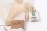 Tierra Verde Sac en toile - petit (1 pièce) - en coton biologique, avec cordon de serrage