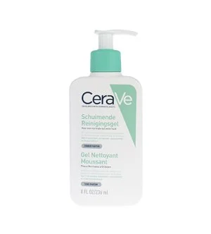 CeraVe Nettoyant moussant gel nettoyant moussant pour peaux normales à grasses